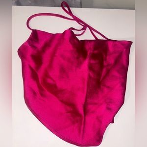 garage- women’s hankerchief- raspberry jam-NWT